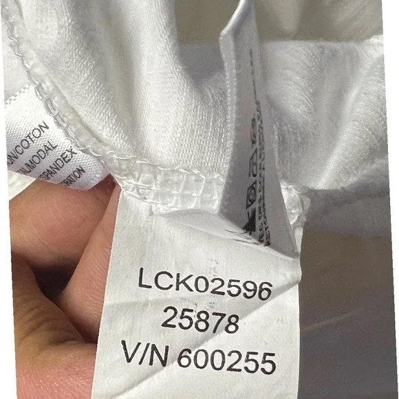 Cutter & Buck Knit Top S White Graphic Long Sleeve Athleisure Sporty Comfort NEW - Picture 11 of 13